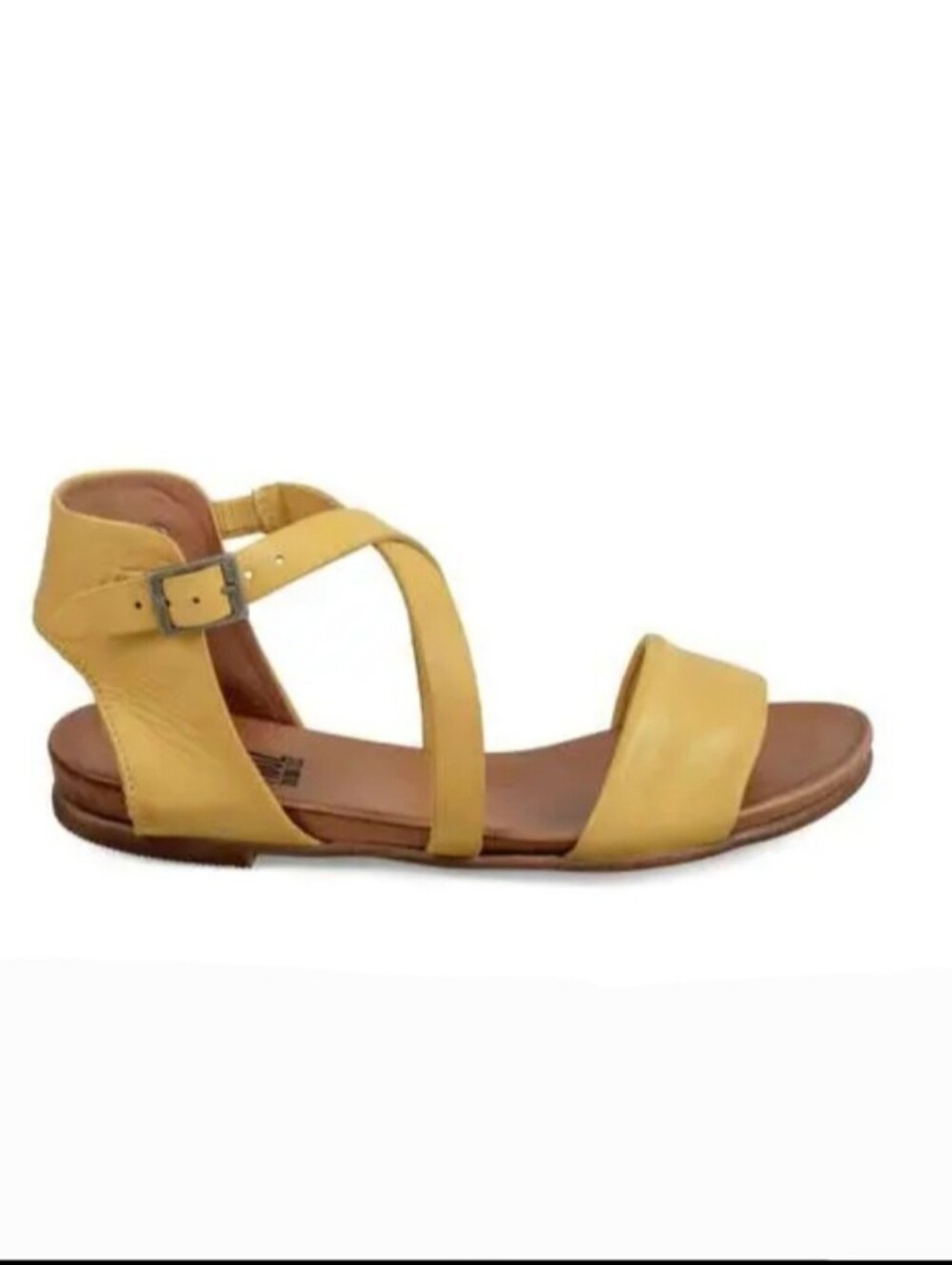 Miz Mooz Aster Sandal Buttery Soft Leather Straps Buckle Closure Size 10